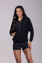 Polerón Lise Half Zip Burn
