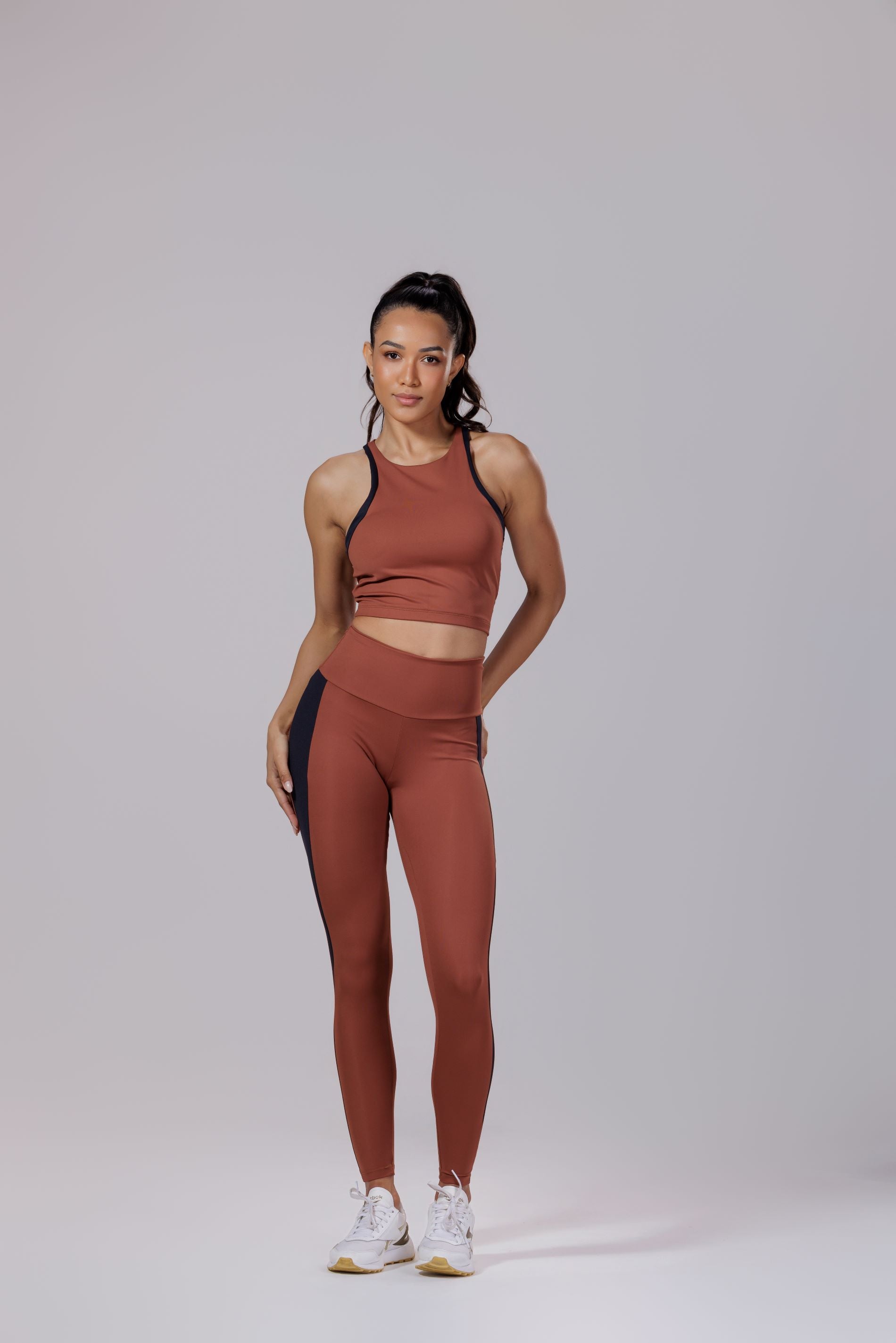 Crop Top Burn Bicolor