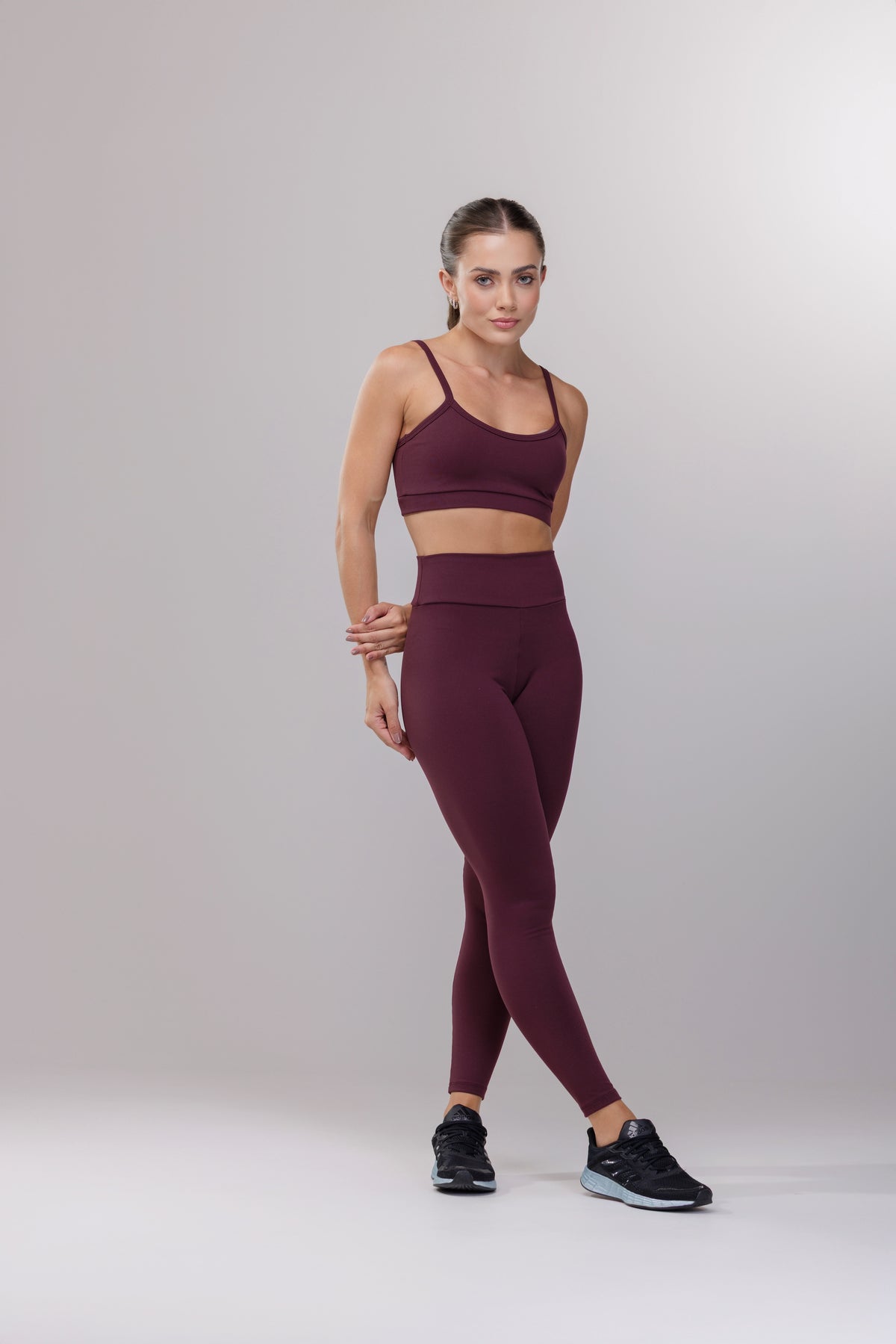 Legging V Tiro Alto Supplex  Base Layer